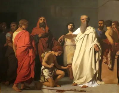The Anointing of David by Samuel
