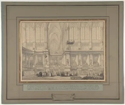 The Anointing of Louis XVI at His Coronation in Reims Cathedral, June 11, 1775