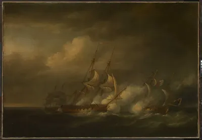 The Anson taking the Loire, 18 October 1798