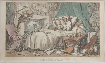 The Antiquary's Last Will and Testament (from The English Dance of Death, vol. I, plate 2)