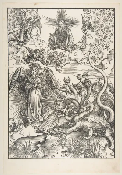 The Apocalyptic Woman, from "The Apocalypse"