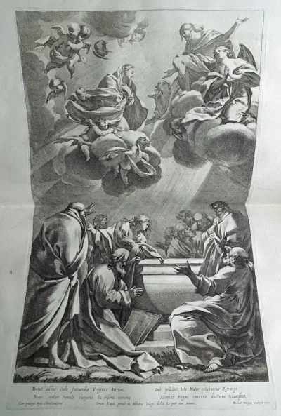The Apostles at the Tomb of the Virgin