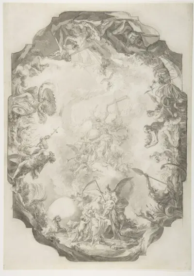 The Apotheosis of a Saint, Project for a Ceiling