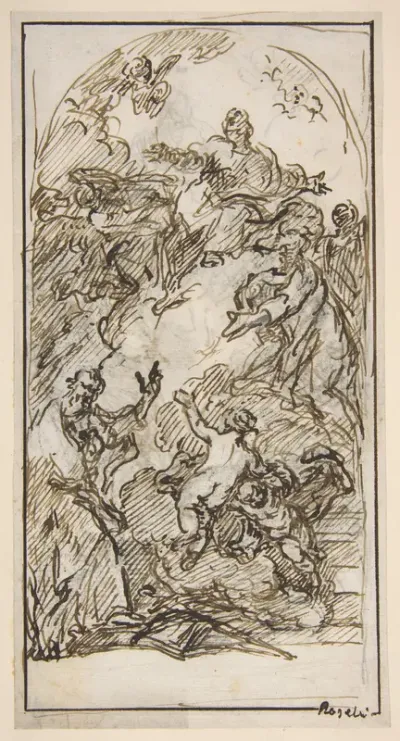 The Apotheosis of Saint Mark (recto and verso)
