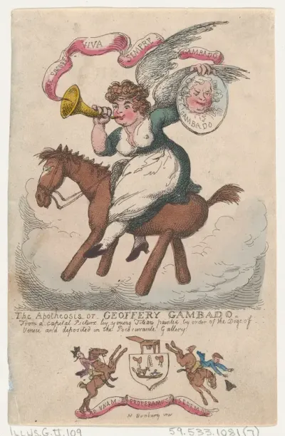 The Apotheosis, or, Geoffery Gambado