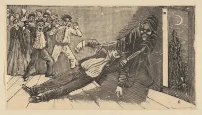 The apparation of the ghost of don Juan Manuel to Pachita la Alfajorera