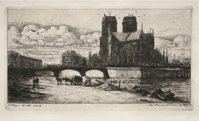 The Apse of the Cathedral of Notre Dame, Paris