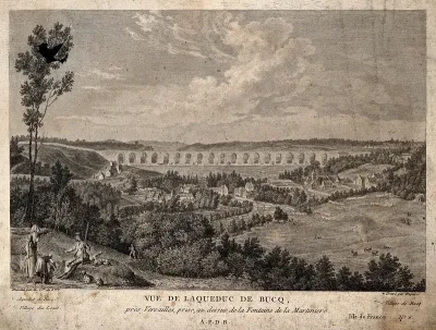 The aqueduct of Bucq, near Versailles