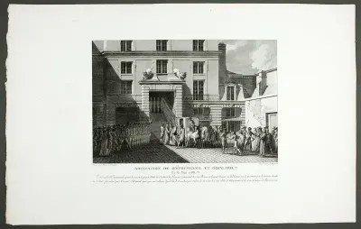 The Arrest of Éprémesnil and Goislard, from the series Tableaux historiques de la Révolution française