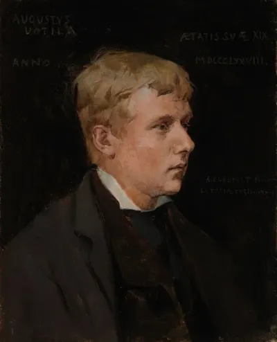 The Artist Aukusti Uotila, study for Duke Karl Insulting the Corpse of Klaus Fleming