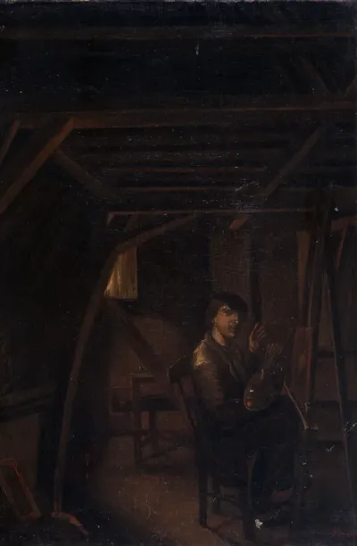 The Artist in his Studio