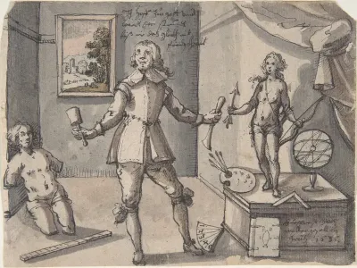 The Artist in His Studio