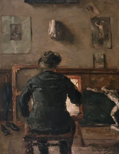 The Artist in his Studio