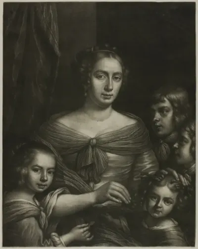 The Artist's Wife and Children