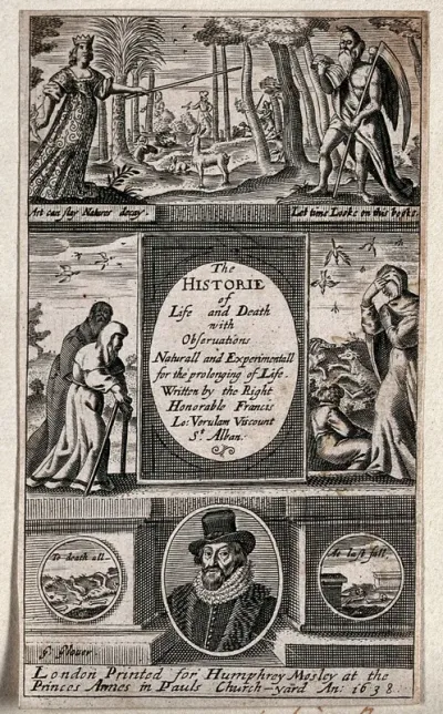 The arts of Minerva reduce the power of Time to end life, but death from old age or from plague still exists
