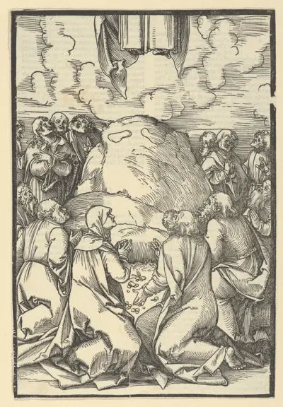 The Ascension of Christ, from Speculum passionis domini nostri Ihesu Christi