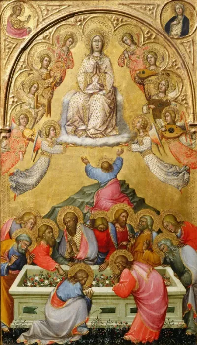 The Assumption of the Virgin with Busts of the Archangel Gabriel and the Virgin of the Annunciation