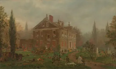 The Attack on Chew's House during the Battle of Germantown, 1777