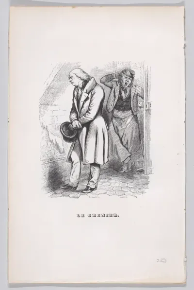 The Attic, from "The Complete Works of Béranger"