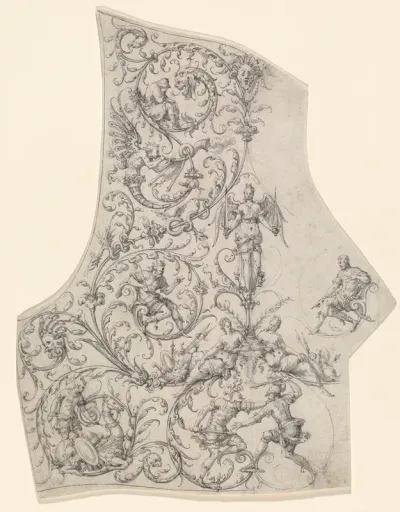 The Backplate of a Suit of Parade Armor