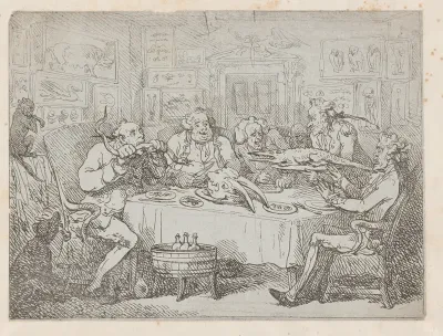 The Banquet Scene: a Repast of the Acclimitative Order (Peter's Prophesy, or the President and the Poet)