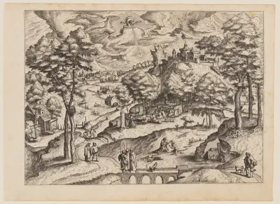The Baptism of Christ, from Landscapes with Biblical Subjects and Saints