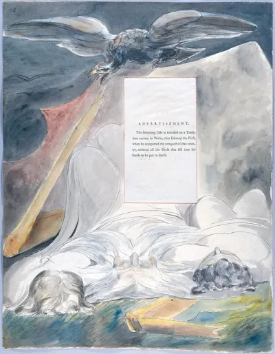 The Bard, Design 54 from The Poems of Thomas Gray