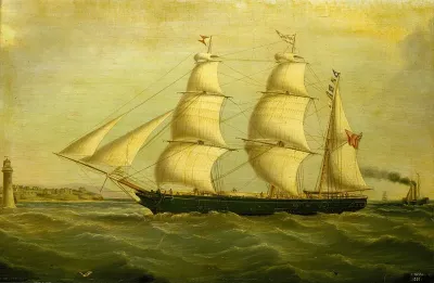 The barque 'Queen Bee'
