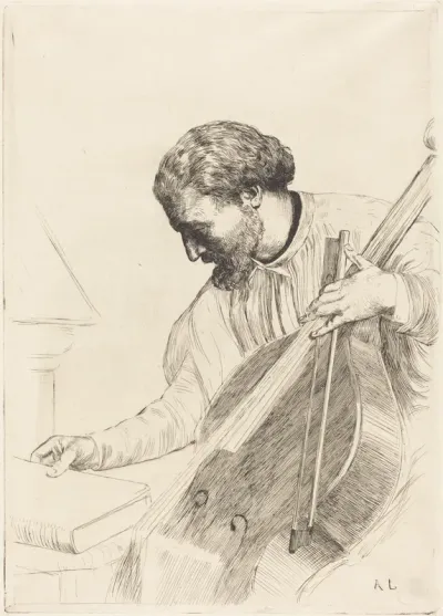 The Bass Player (Le joueur de contre-basse)
