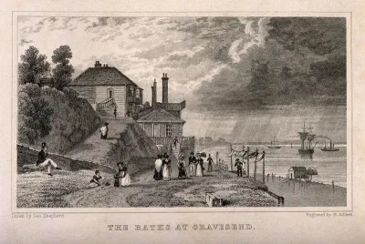 The Baths, Gravesend, Kent: public beach