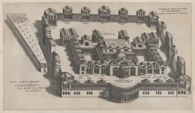 The Baths of Diocletian, from "Speculum Romanae Magnificentiae"