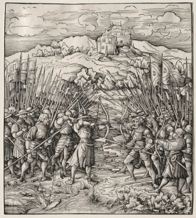 The Battle Against the Blue Company