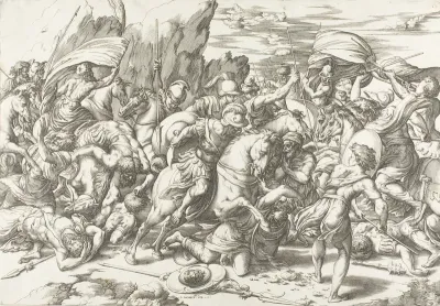 The Battle around the Shield and Lance