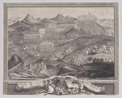 The Battle-Array of Carberry-hill near Edinburgh with the Surrender of Mary Queen of Scots to the Confederate Lords of Scotland, and the Escape of Earl Bothwell