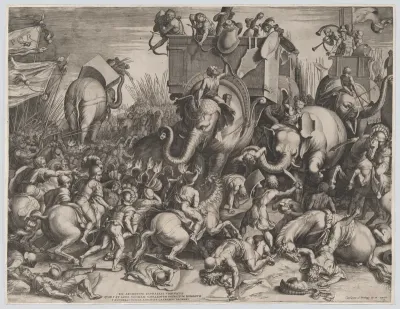 The Battle Between Scipio and Hannibal at Zama