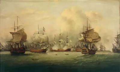 The Battle of Dogger Bank, 5 August 1781