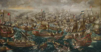 The Battle of Lepanto of 1571