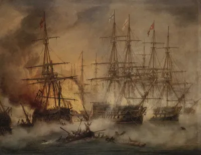 The Battle of Navarino, 20 October 1827