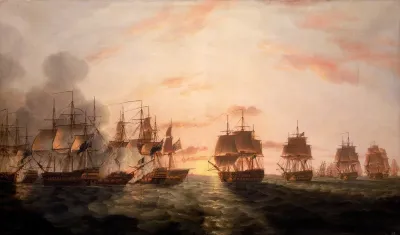 The Battle of the Nile, 1 August 1798