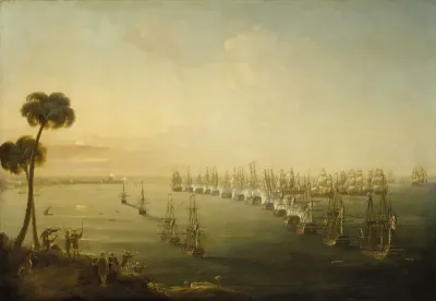 The Battle of the Nile, 1 August 1798