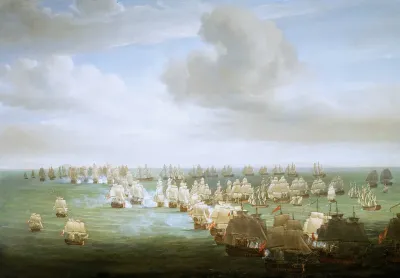 The Battle of Trafalgar, 21 October 1805: Beginning of the Action