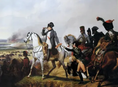 The battle of Wagram in 1809