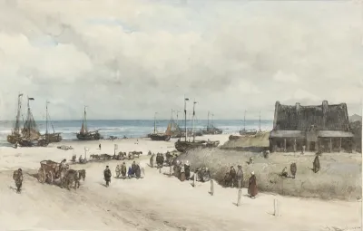 The Beach at Scheveningen