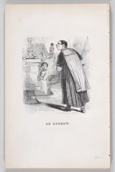 The Beadle, from "The Complete Works of Béranger"