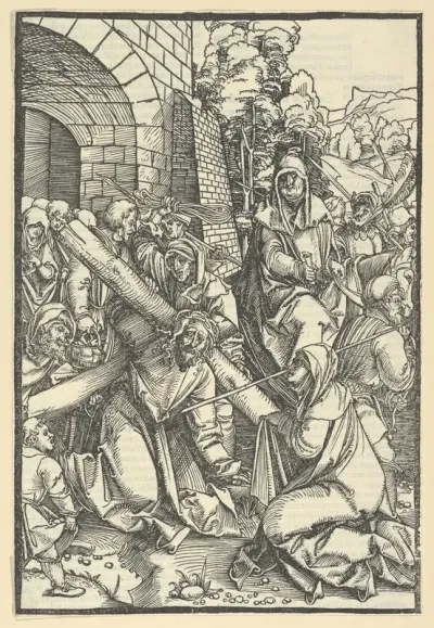 The Bearing of the Cross, from Speculum passionis domini nostri Ihesu Christi