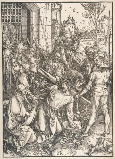 The Bearing of the Cross, from "The Large Passion"