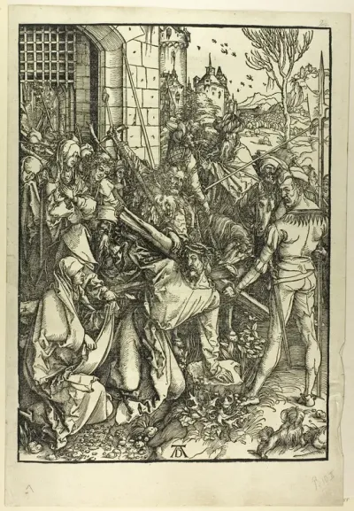 The Bearing of the Cross, from The Large Passion