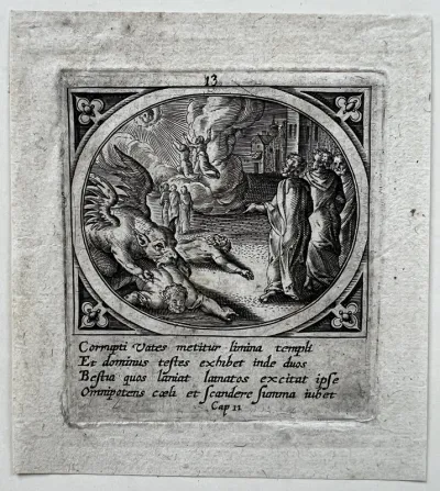 The Beast from the Bottomless Pit, from Icones Revelationum... (The Revelations of St John)
