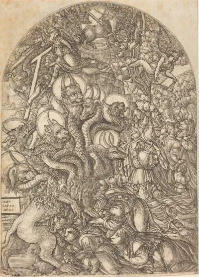 The Beast with Seven Heads and Ten Horns