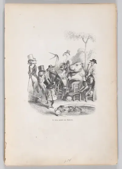 The Beautiful World of the Tuileries, from "Scenes from the Private and Public Life of Animals"